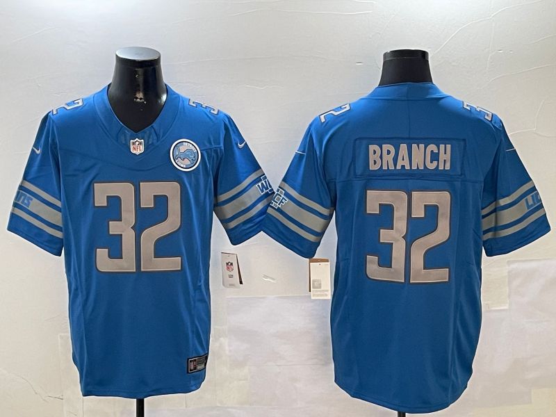 Men Detroit Lions #32 Branch Blue three generations 2024 Nike Limited NFL Jersey style 01021->detroit lions->NFL Jersey